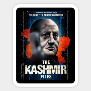 The Kashmir Files Painting Sticker